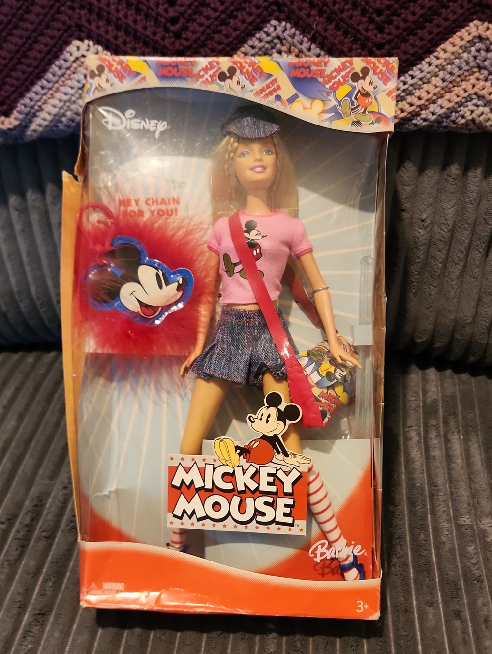 Mattel - Barbie Loves Mickey Mouse doll from 2004. #H6468